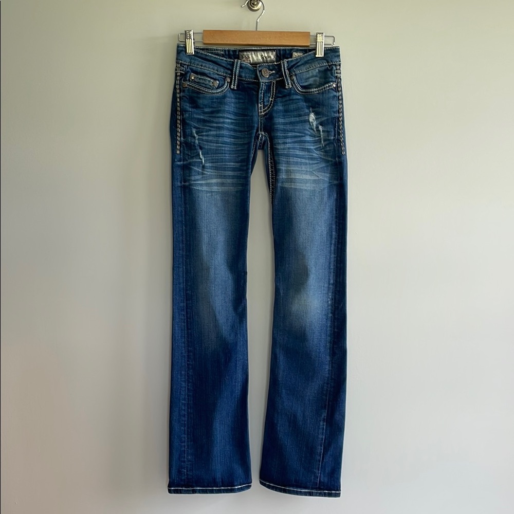BKE Distressed Blue Jeans